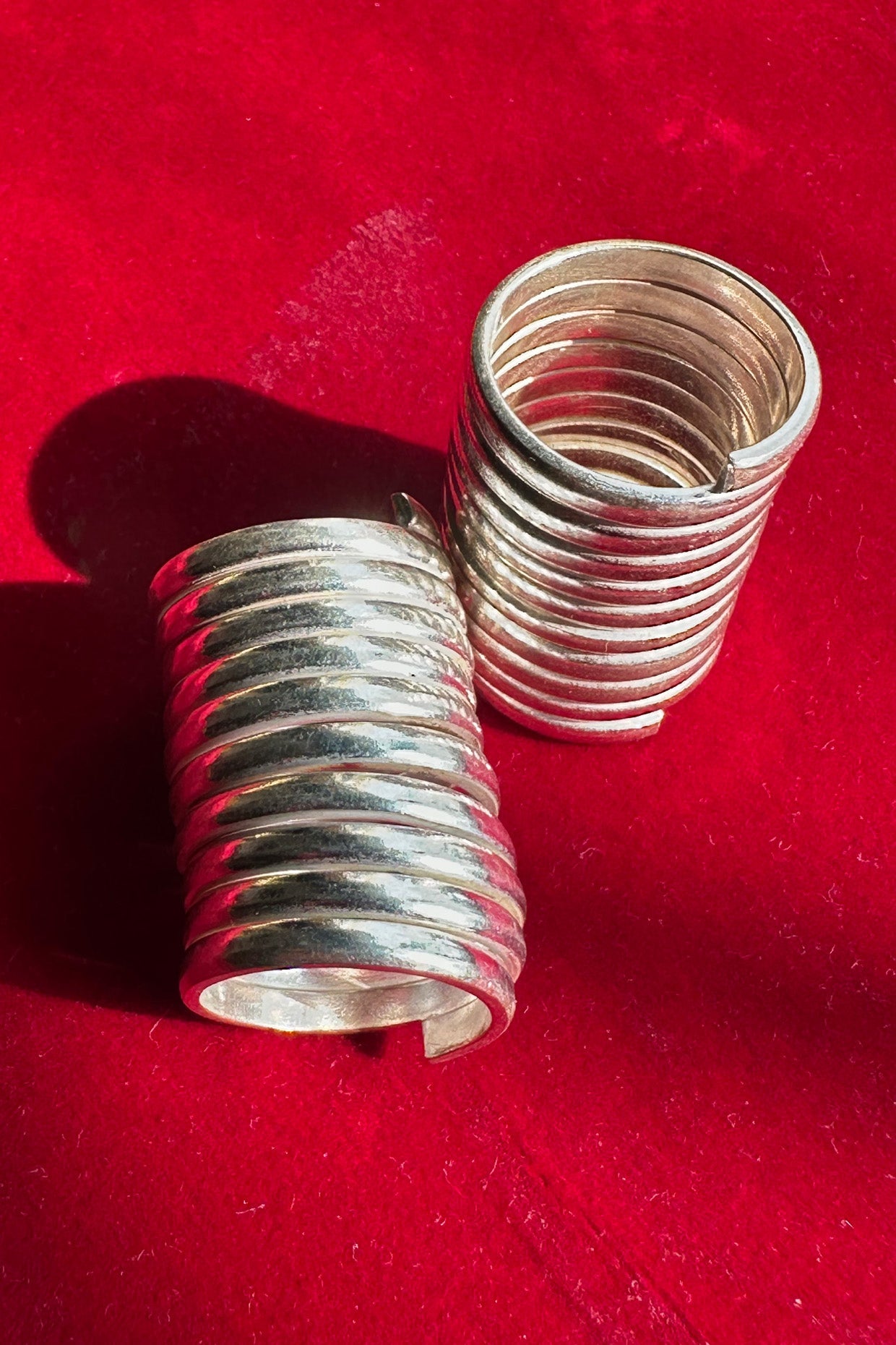 Silver Spiral Ring