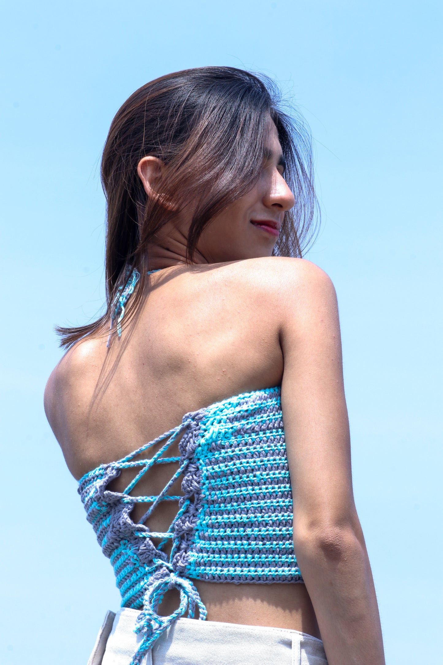 Twist It Crochet Crop Top
