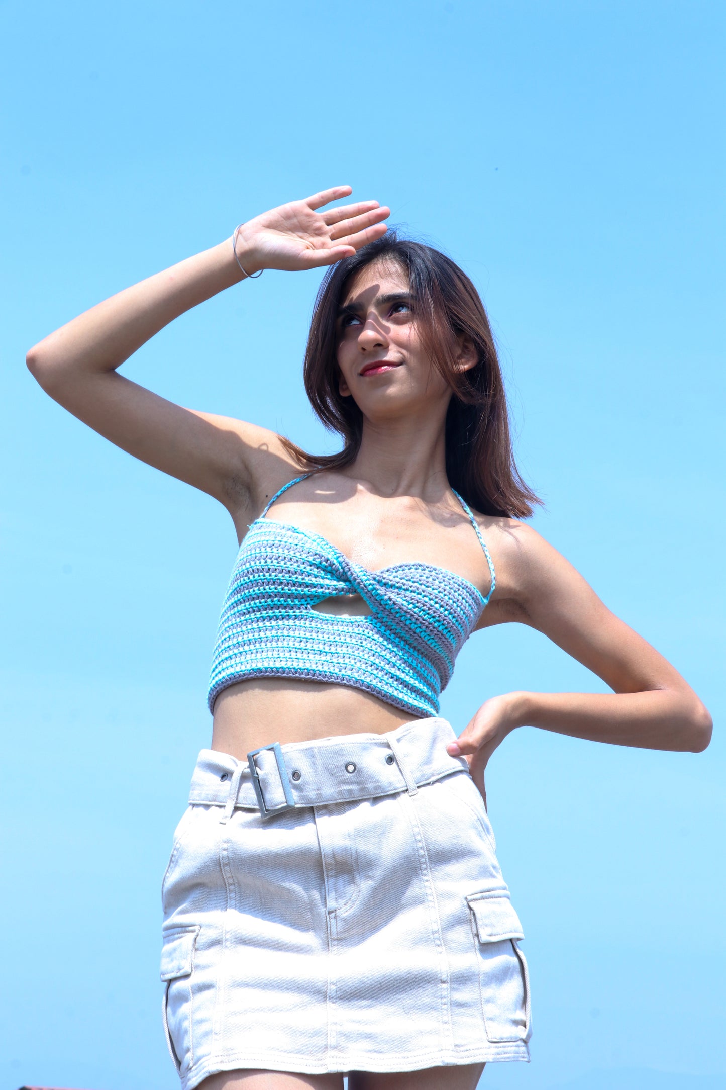 Twist It Crochet Crop Top