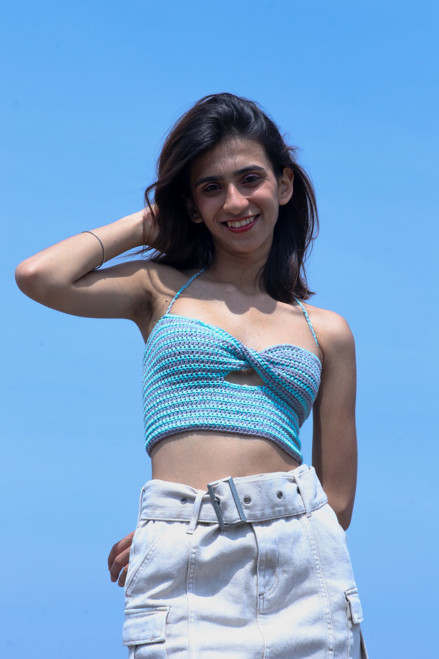 Twist It Crochet Crop Top