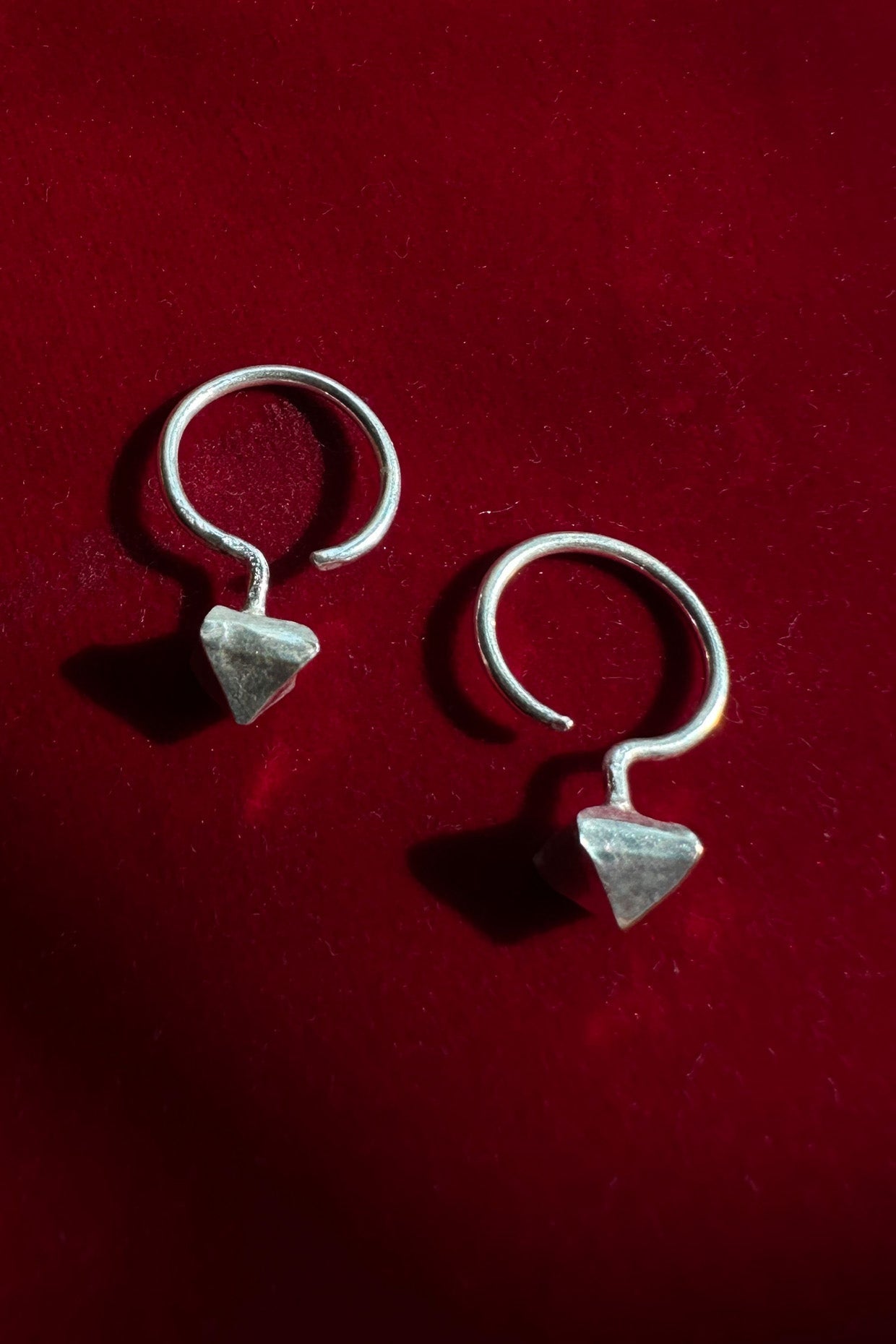 Vedhla Silver Earrings