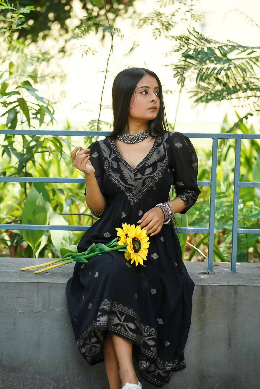 Anila Cotton Ethnic Dress