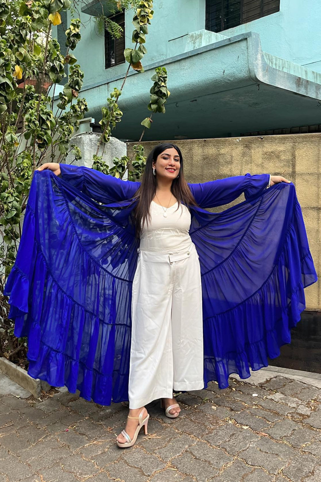 Blue Superhero Cape