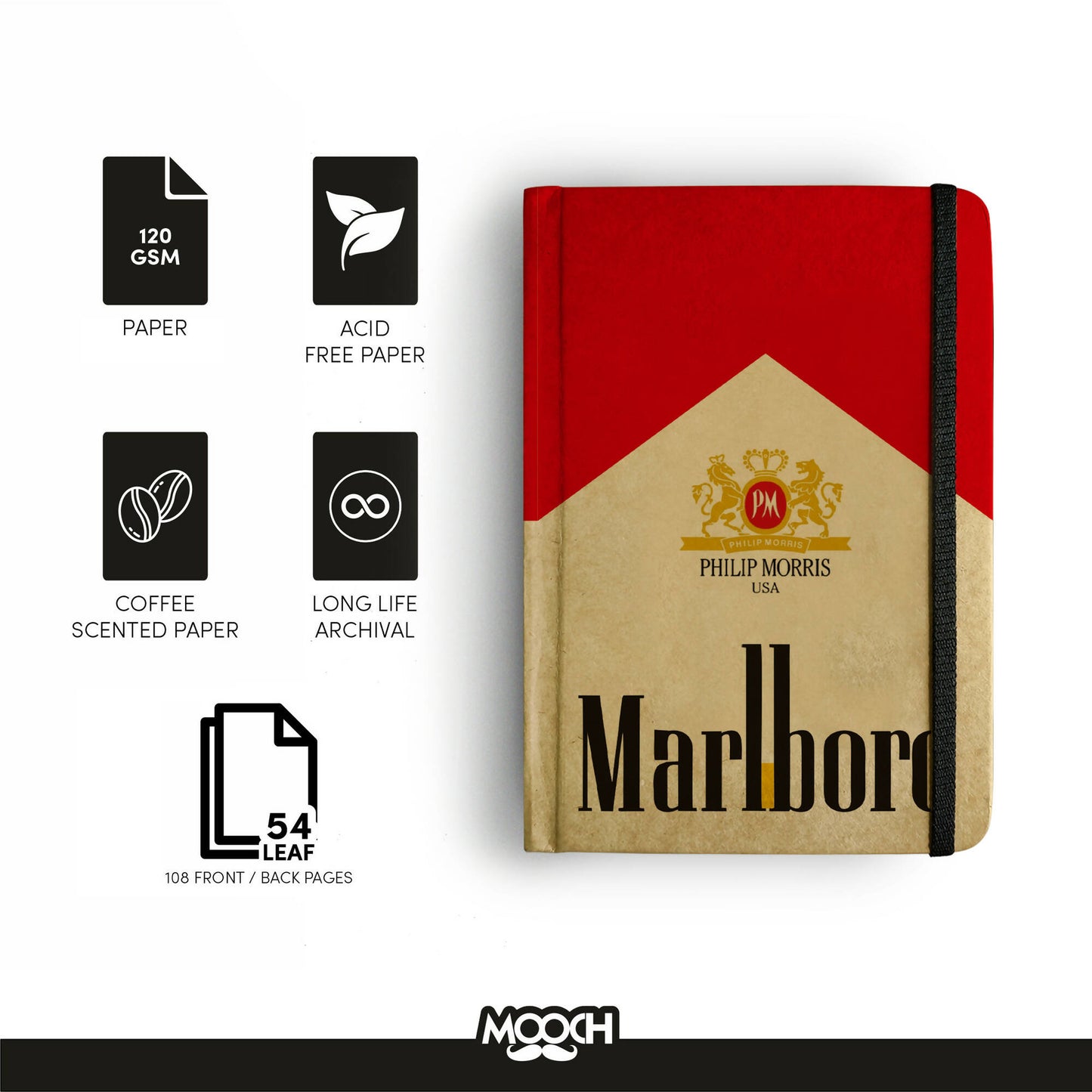 Marlboro - A5 Handcrafted Diary | Notebook
