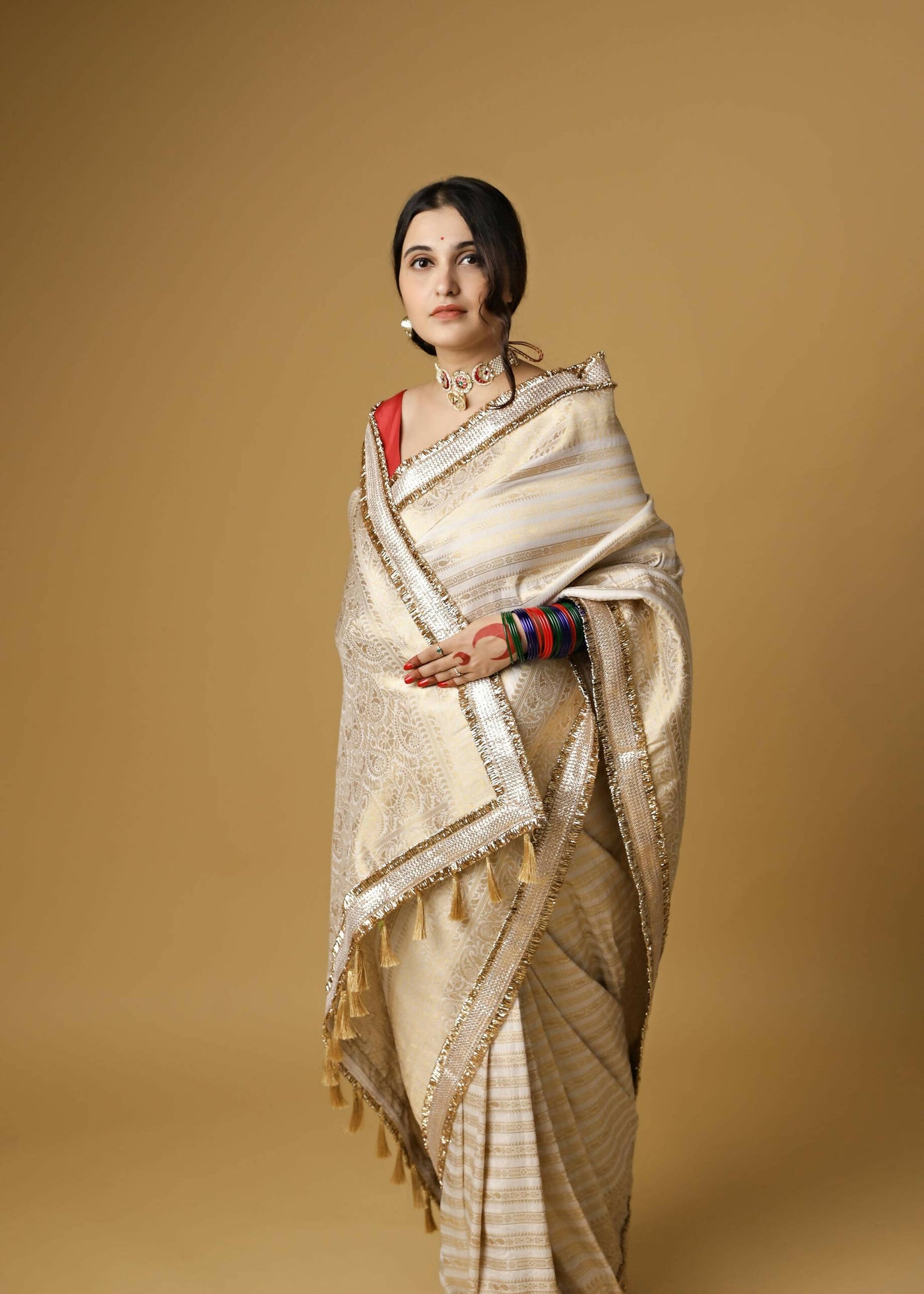 Off White Aayat Saree