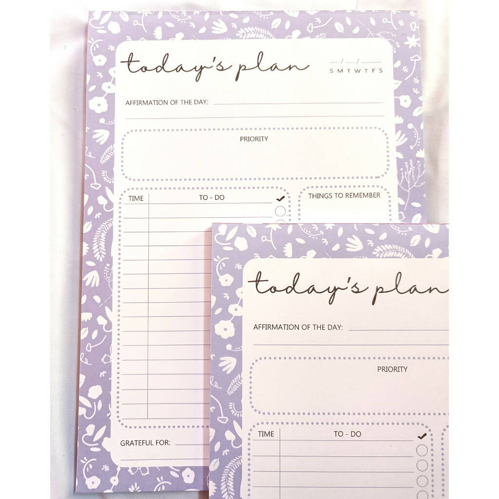 Daily Planner | Purple Petals