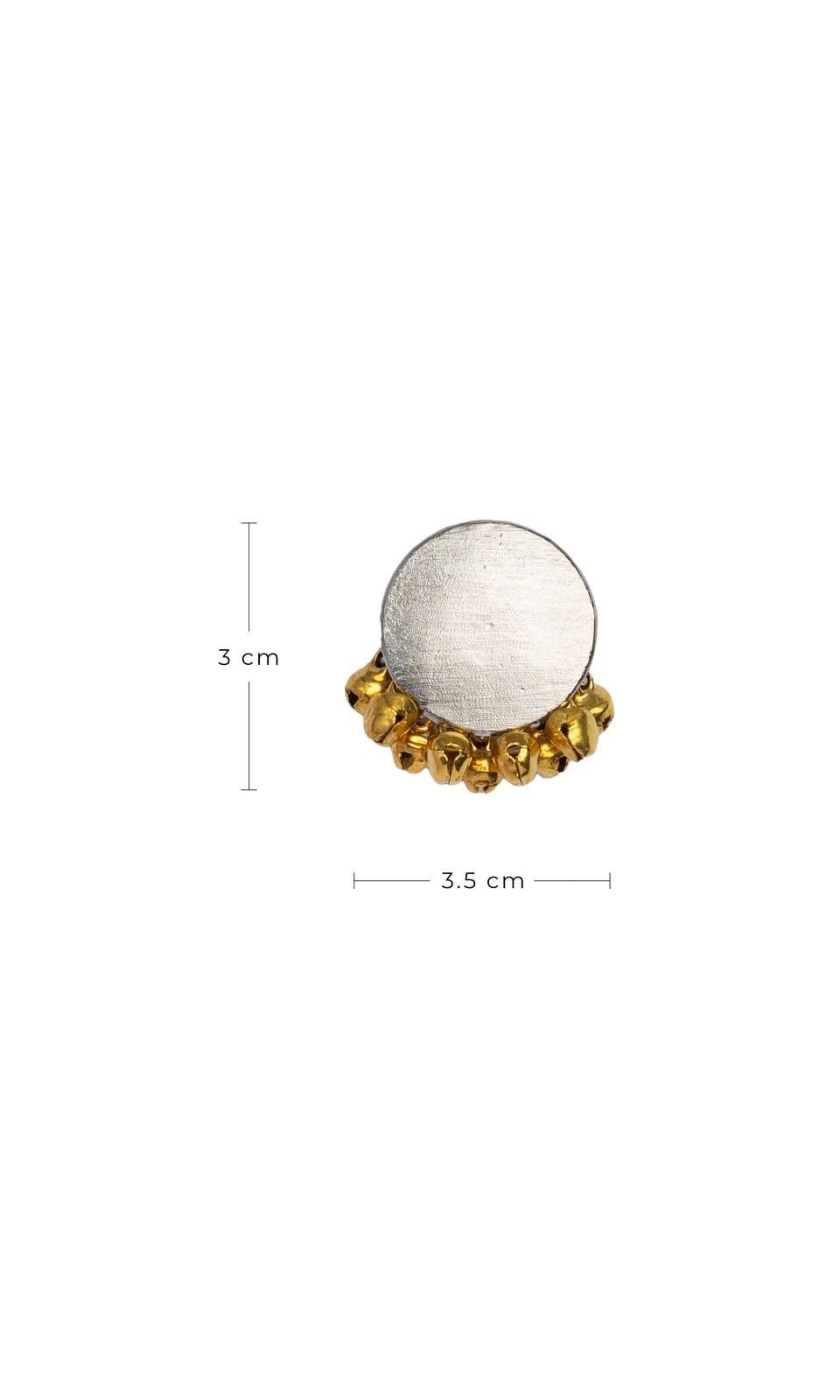 Half & Half Ghungroo Studs