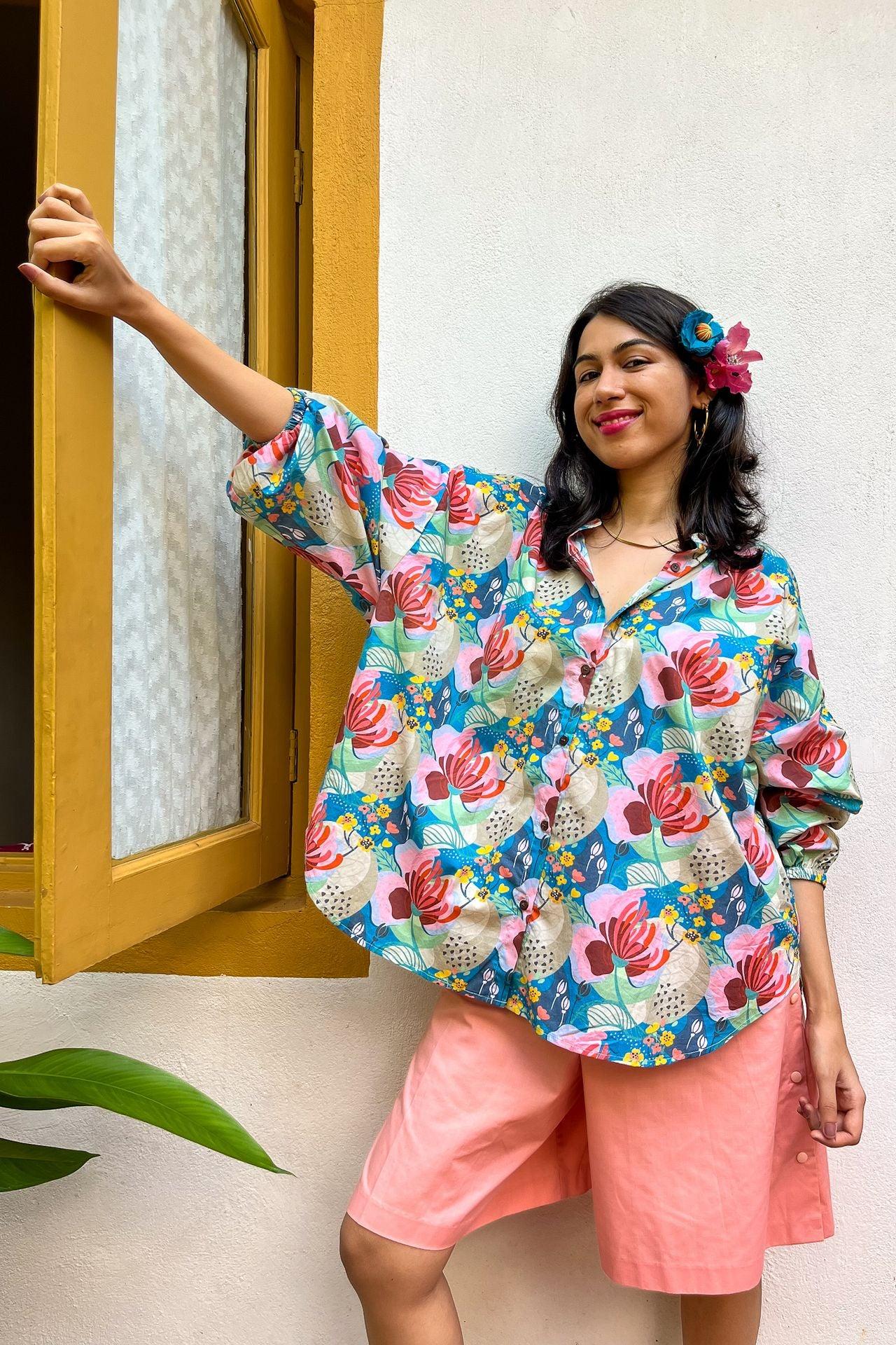 Summer Fling Surprise Bouquet Free-size Shirt