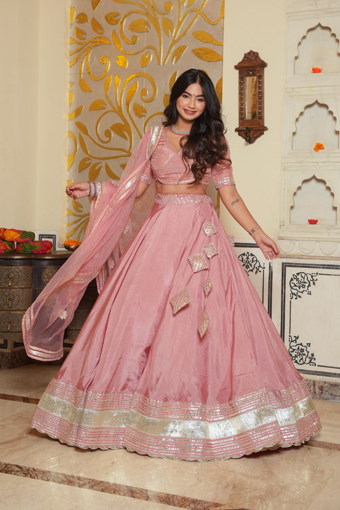 Moonlight Silk Lehenga Set