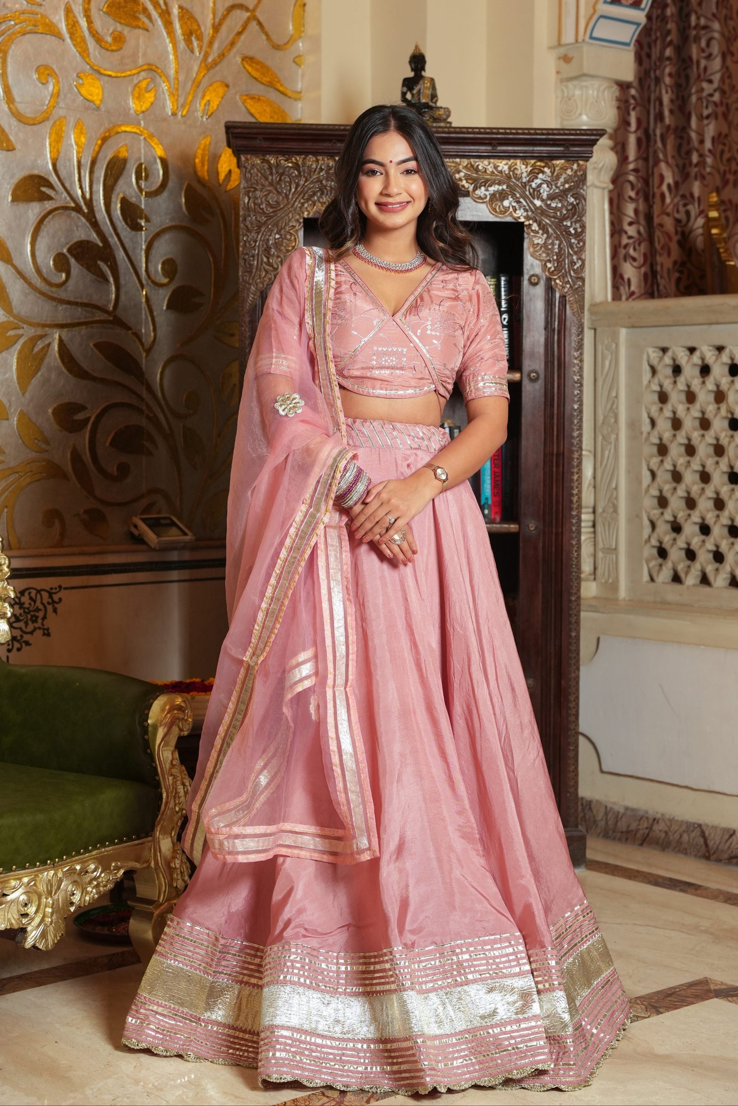 Moonlight Silk Lehenga Set