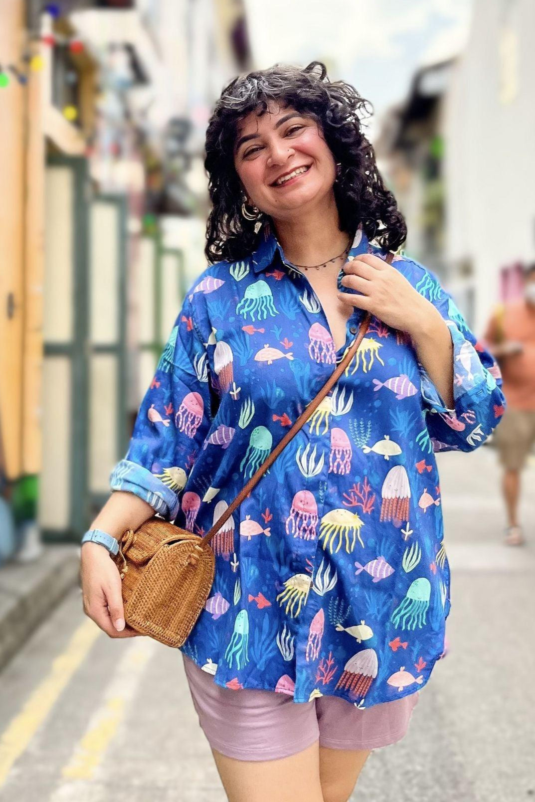 Bake Day Oversized Jumpin' Jellyfish Shirt
