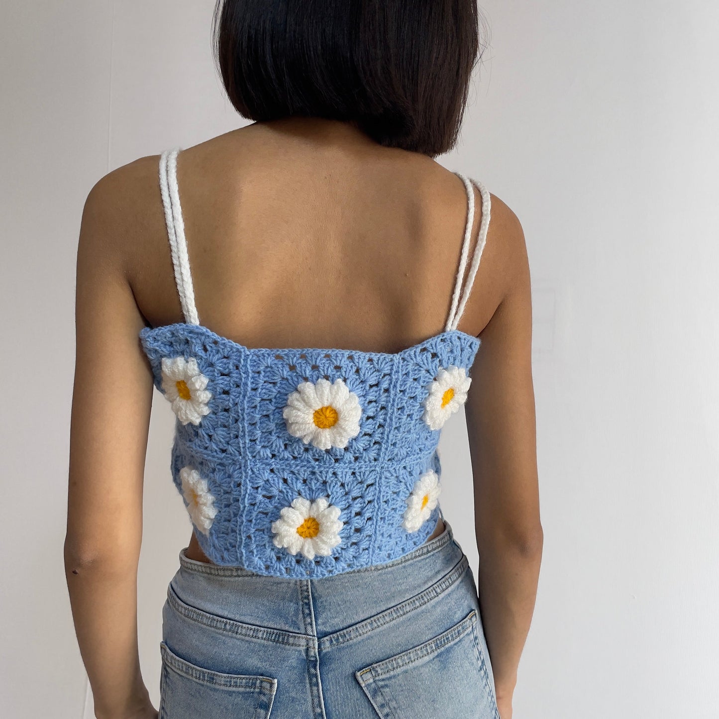 Granny Crochet Crop Top