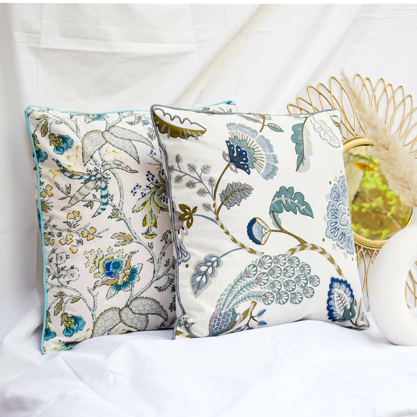 Indigo Mist Cushion Cover