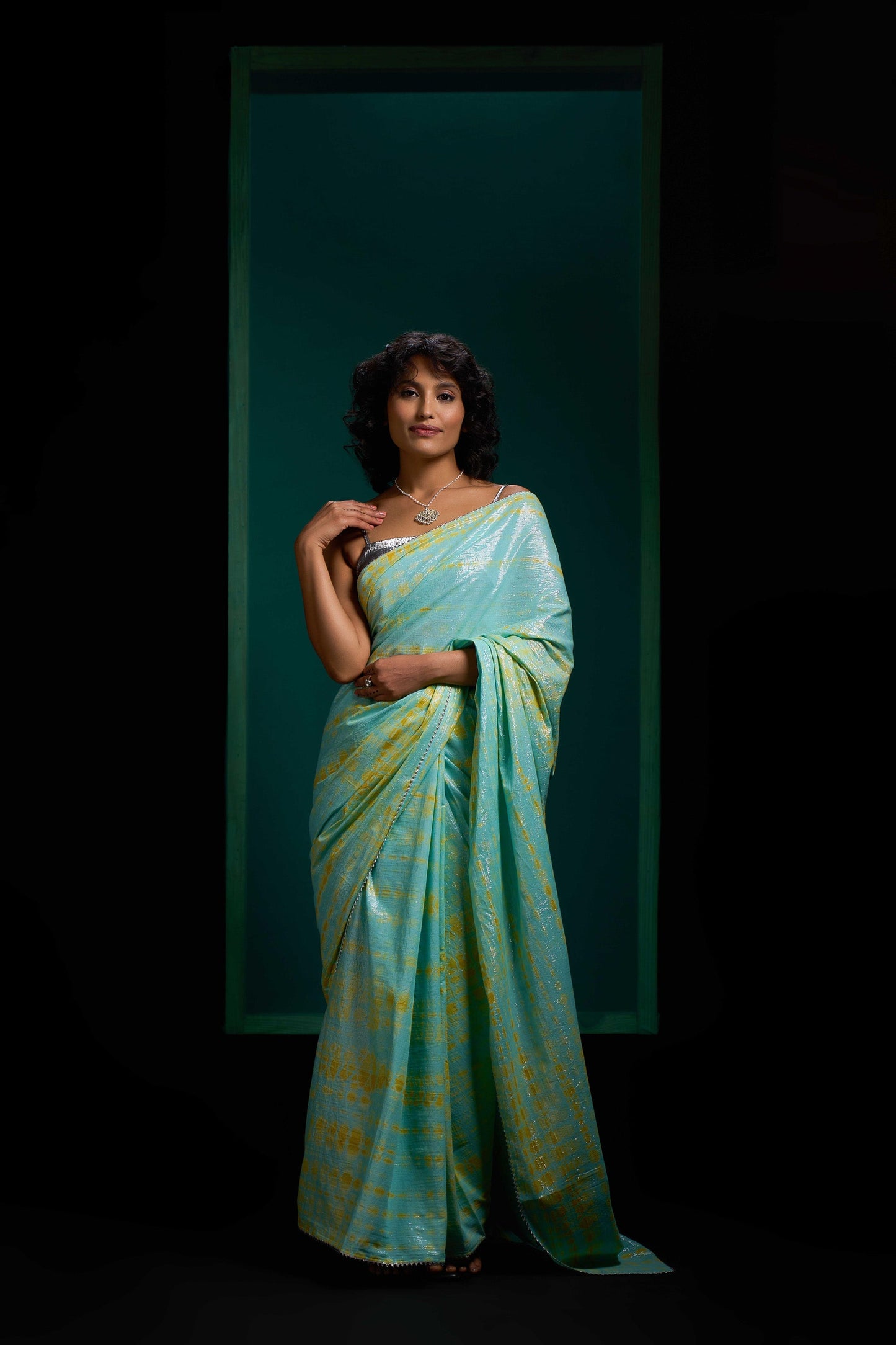 Rainbow Sky Twin Tie Dye Saree