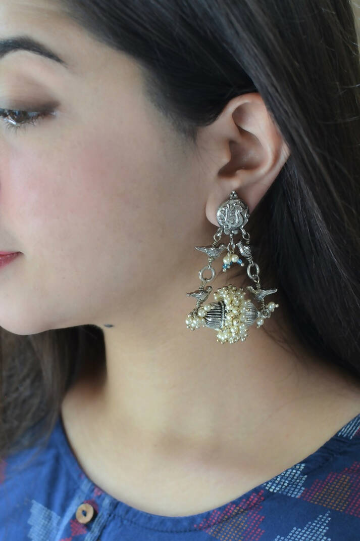 Bird Feeder Earrings