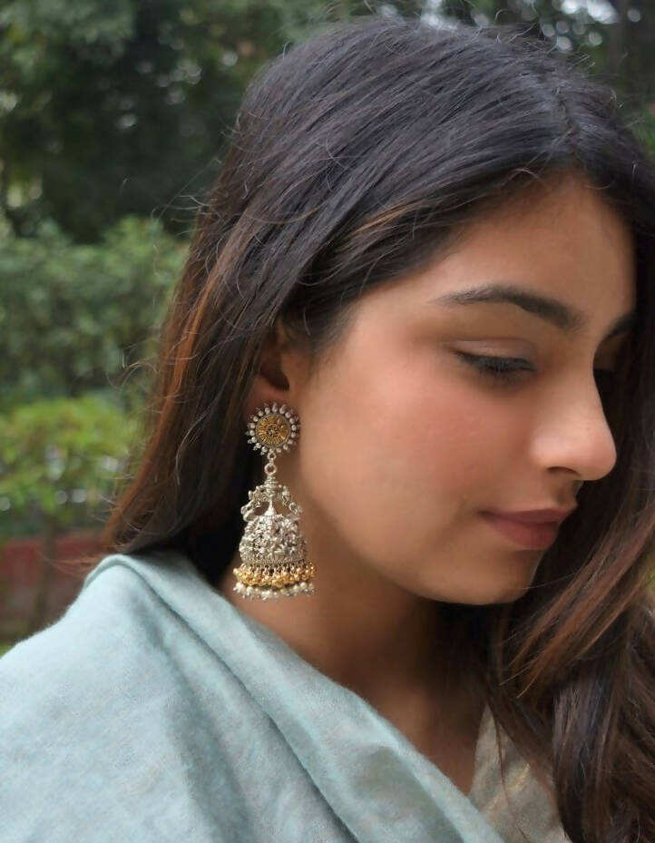 ORNATE PEARL JHUMKAS