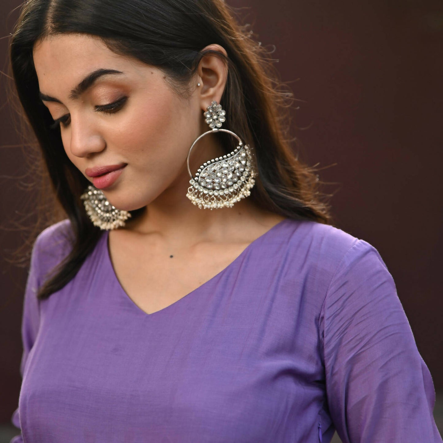 Maahi Silver Earring