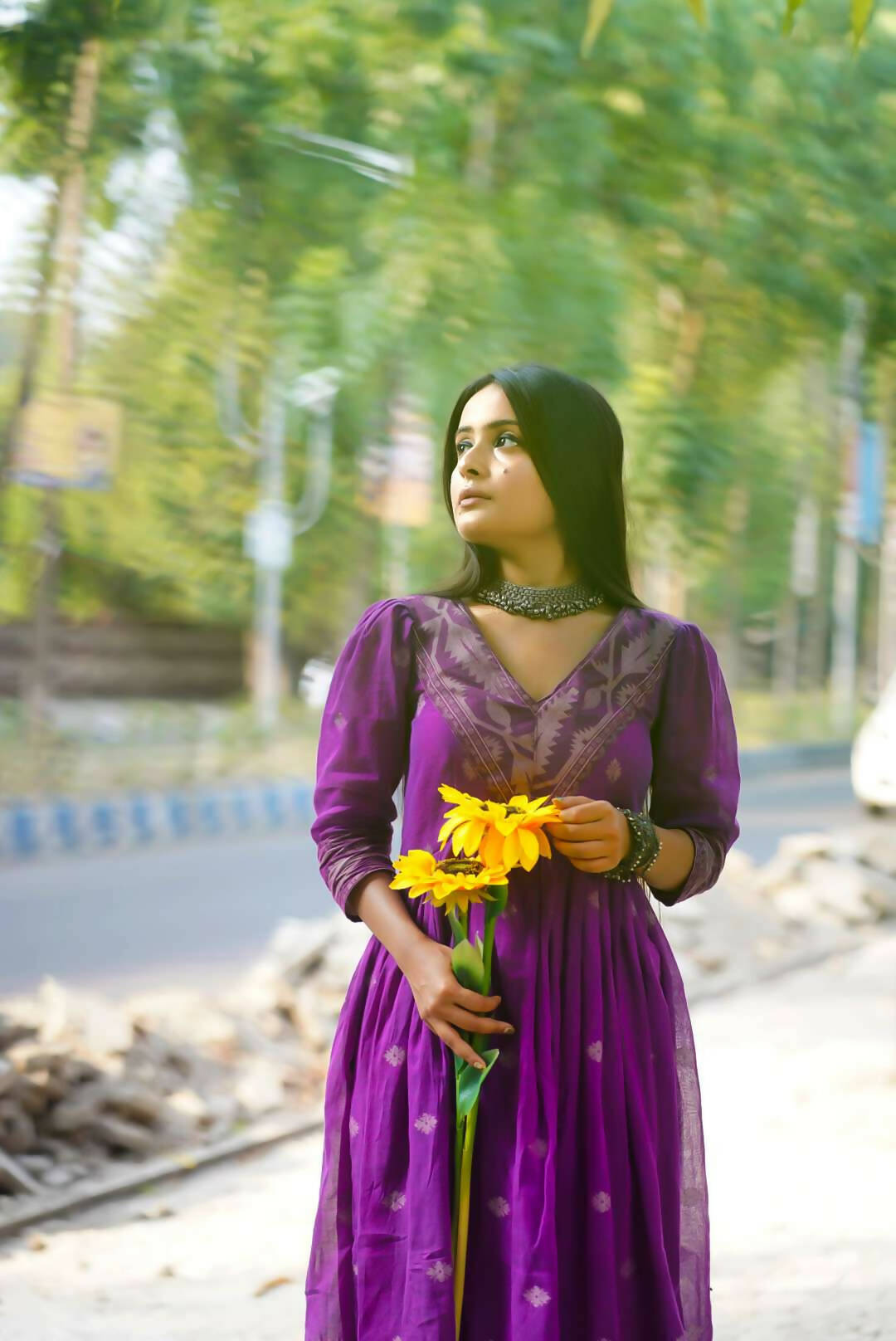 Anila Cotton Ethnic Dress