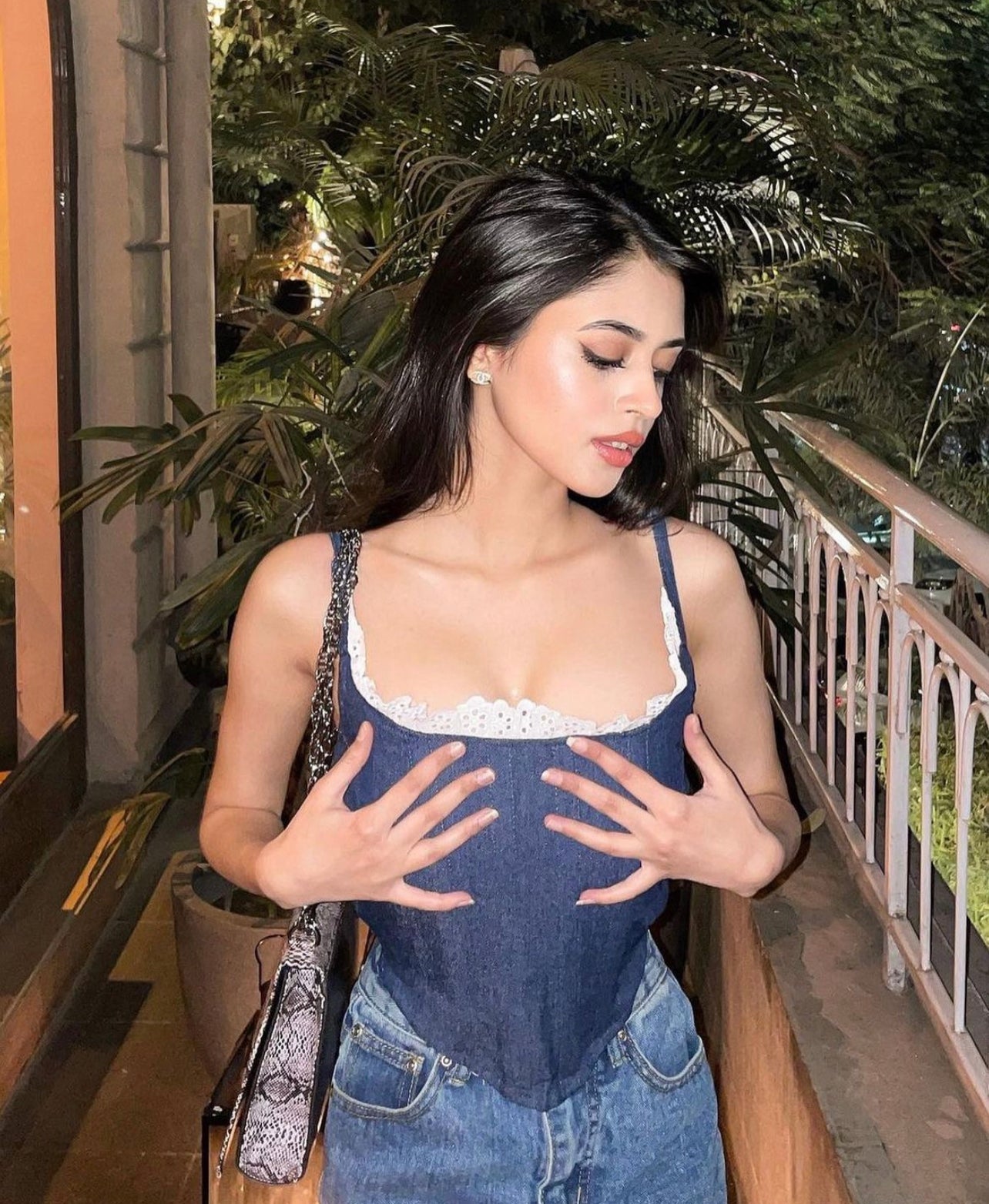 Denim Chic Corset