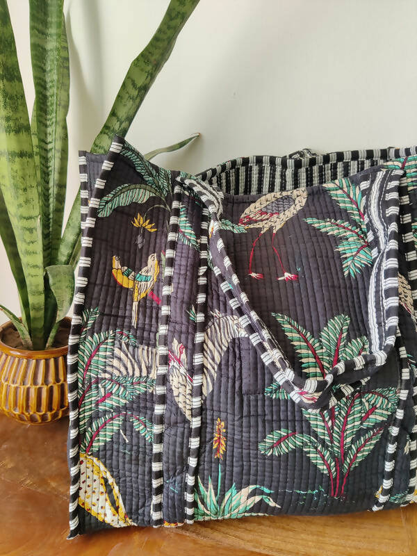 Jungle Joy Tote Black