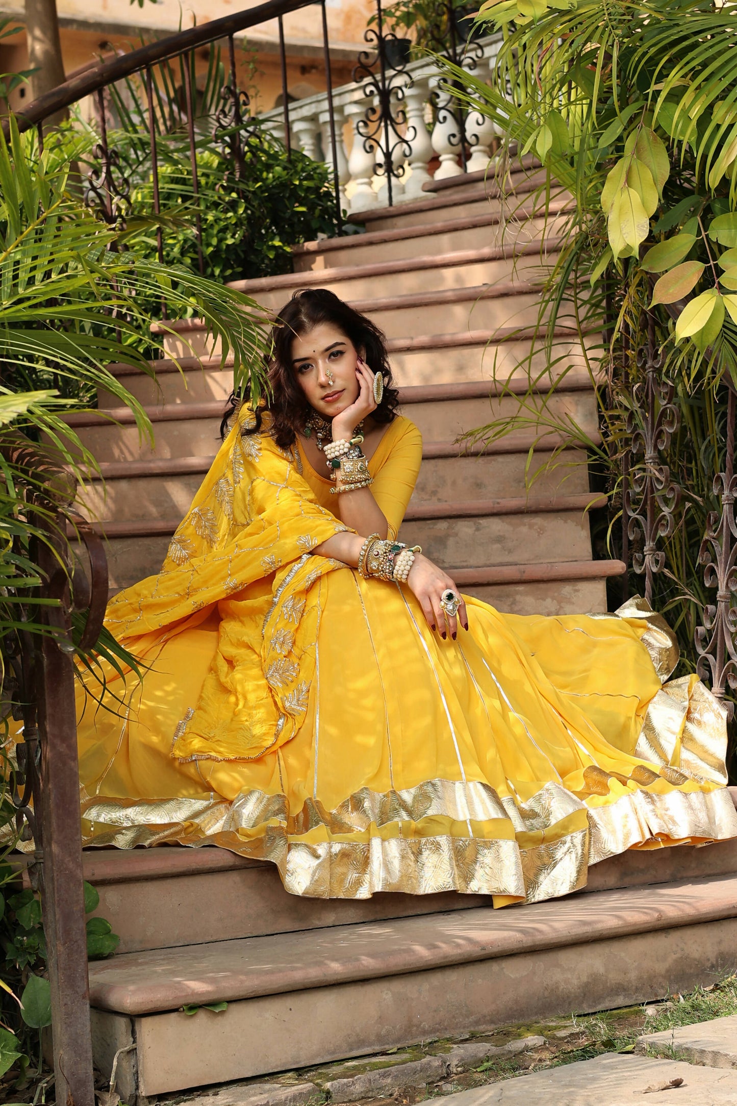 Padmini - Gota Work Kalidar Lehenga