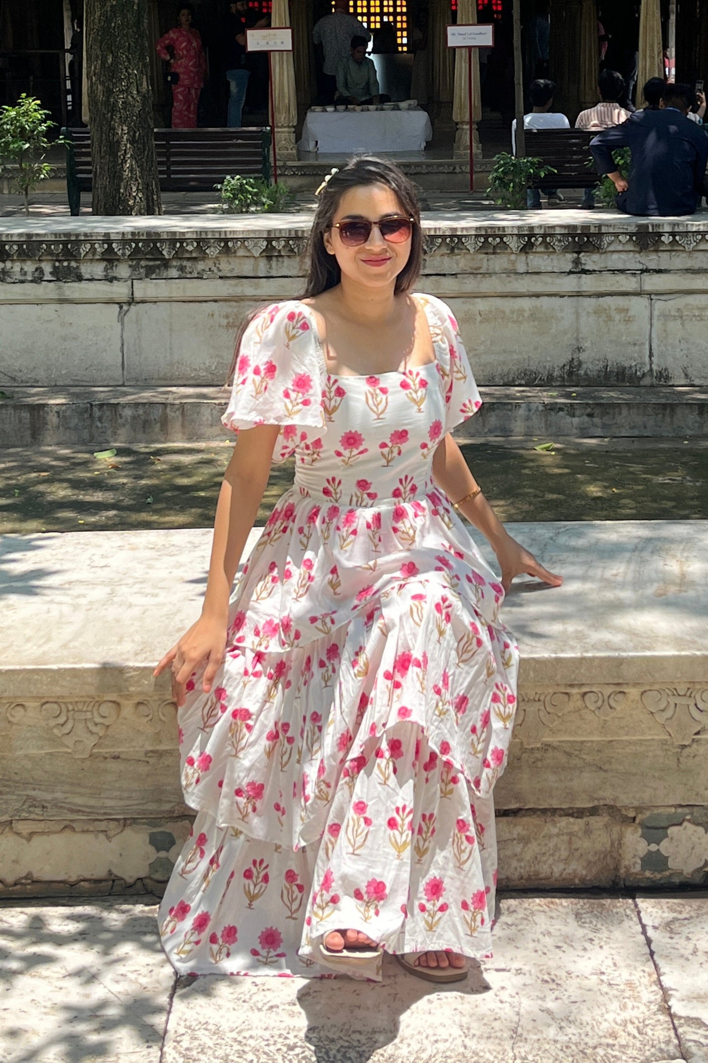 Enchanted Printed Cotton Dress