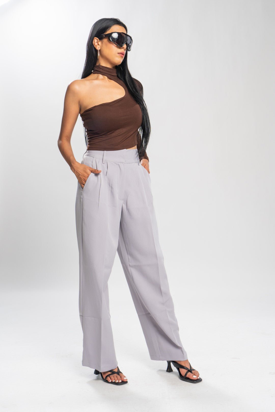 Pink Korean Baggy Pants