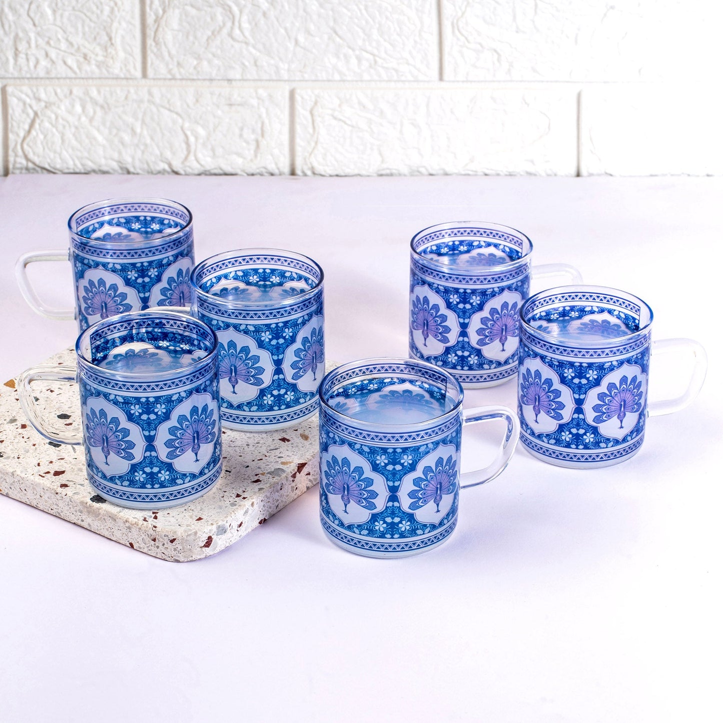 Precious Peacock Tea Cups
