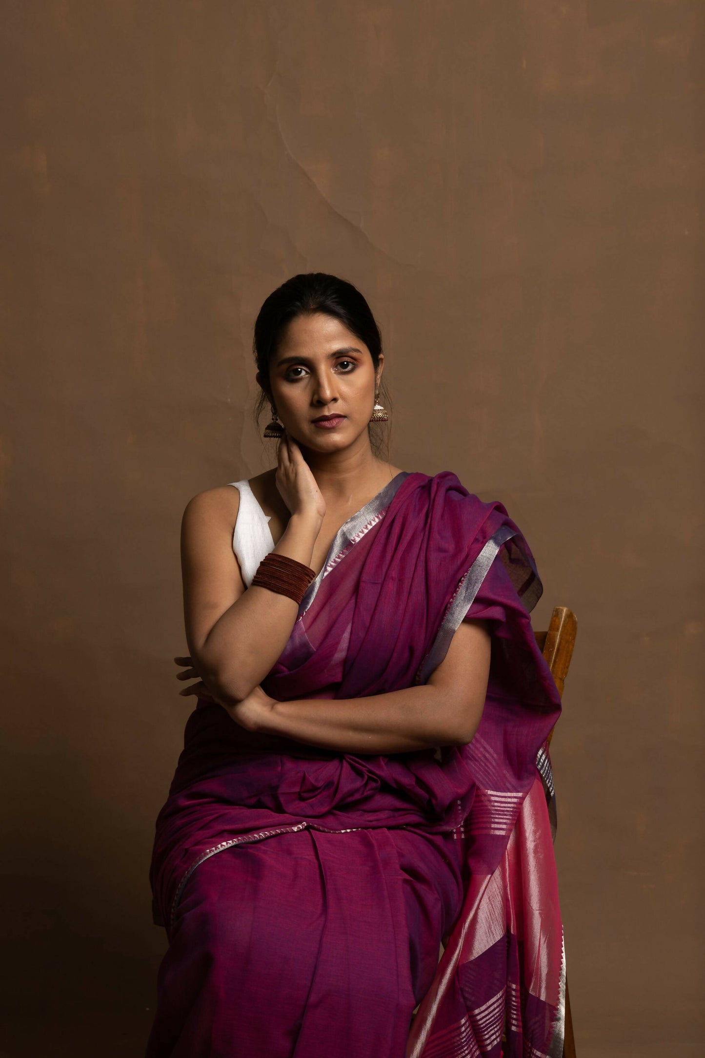 Eternal - Zari Saree With Tassels