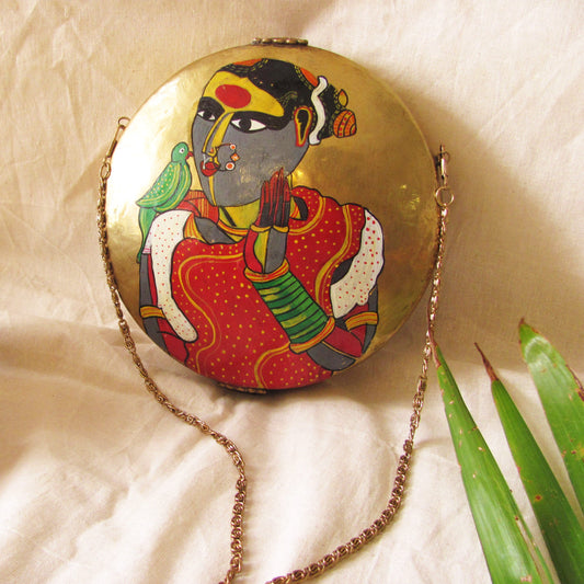 Vaikuntam Brass Bag