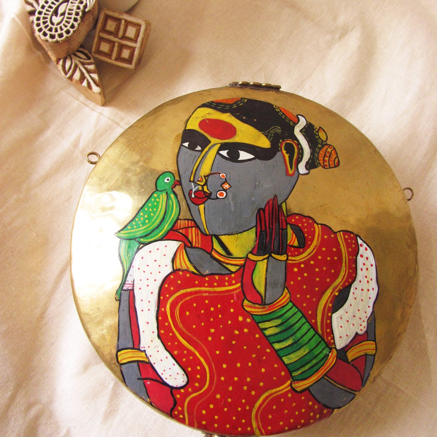 Vaikuntam Brass Bag