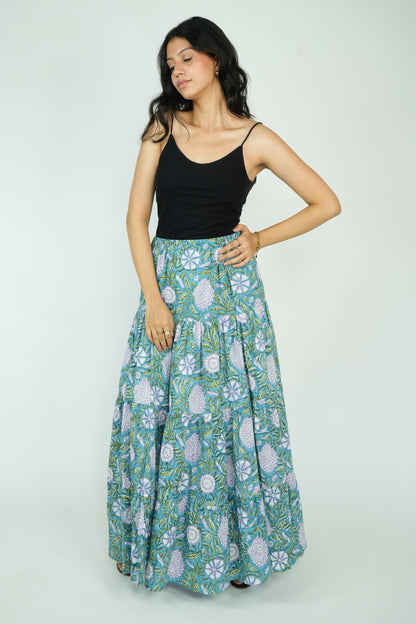 Tiered Maxi Skirt