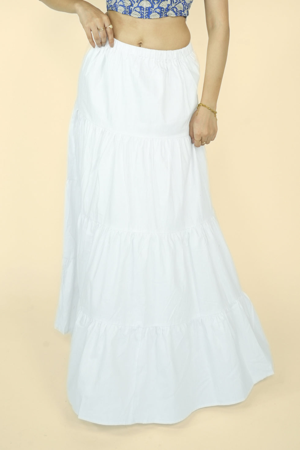 Tiered Maxi Skirt