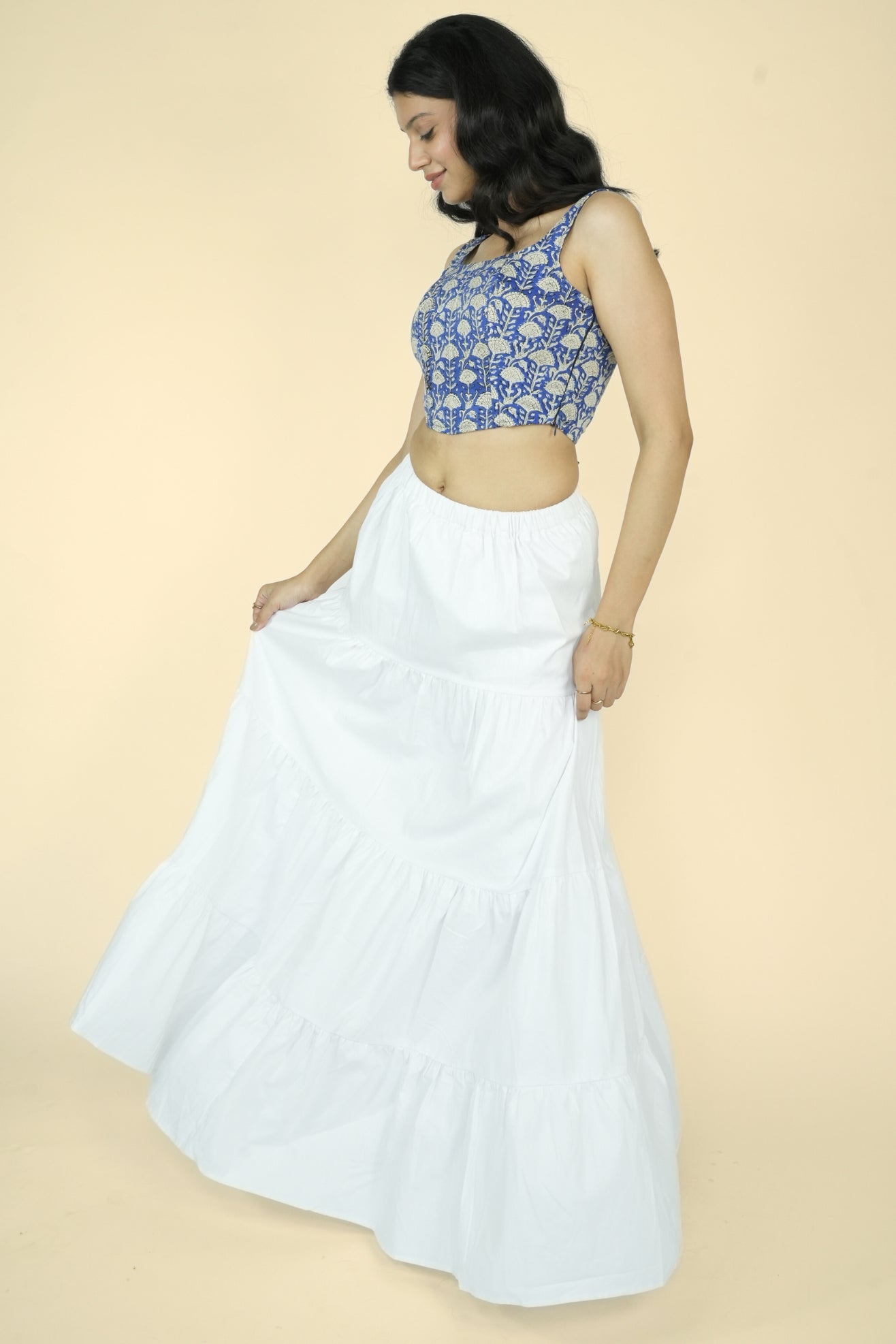 Tiered Maxi Skirt