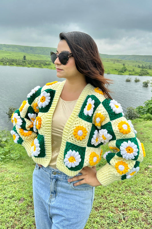 Helios Sunshine Handmade Cardigan