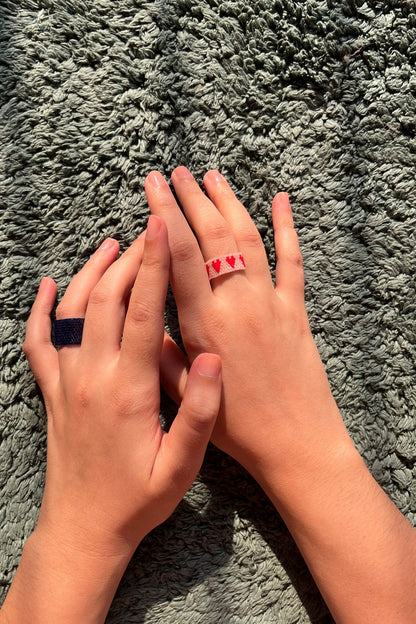 Poppy Beaded Ring