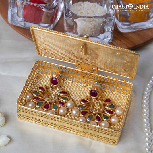 Handcrafted Rectangle Jewellery Box Pack of 3