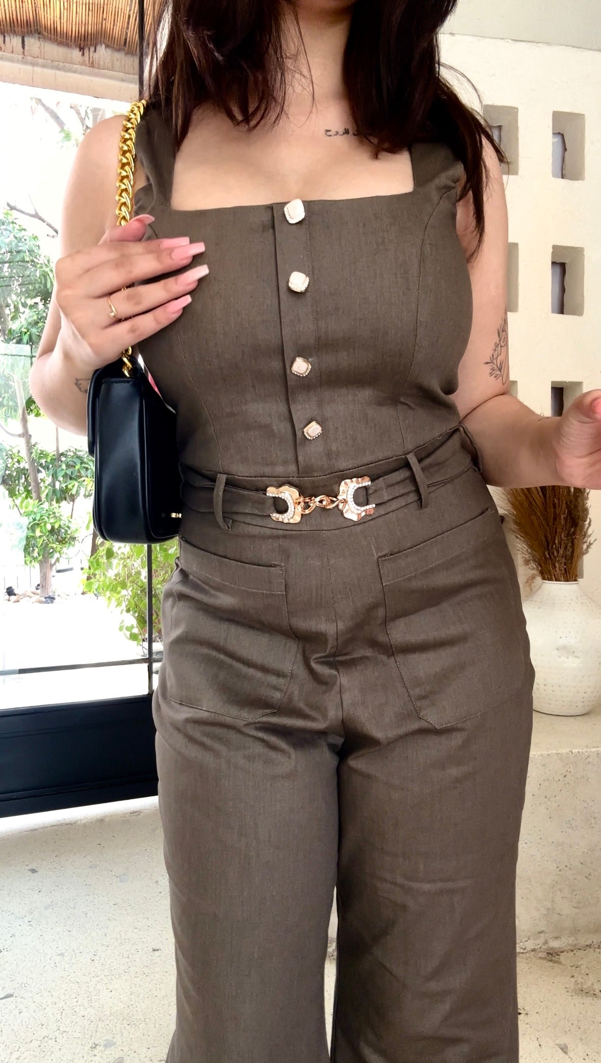 Chocolate Bite Jumpsuit