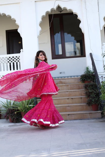 Keshvi Chiffon Sharara Set