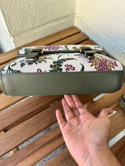 Meadow Bloom Handcrafted Saddle Bag