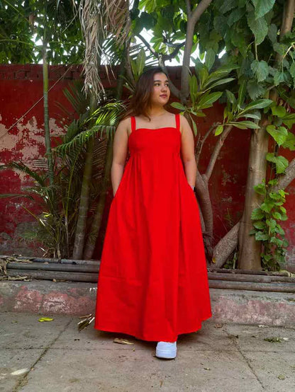 Penelope Red Dress