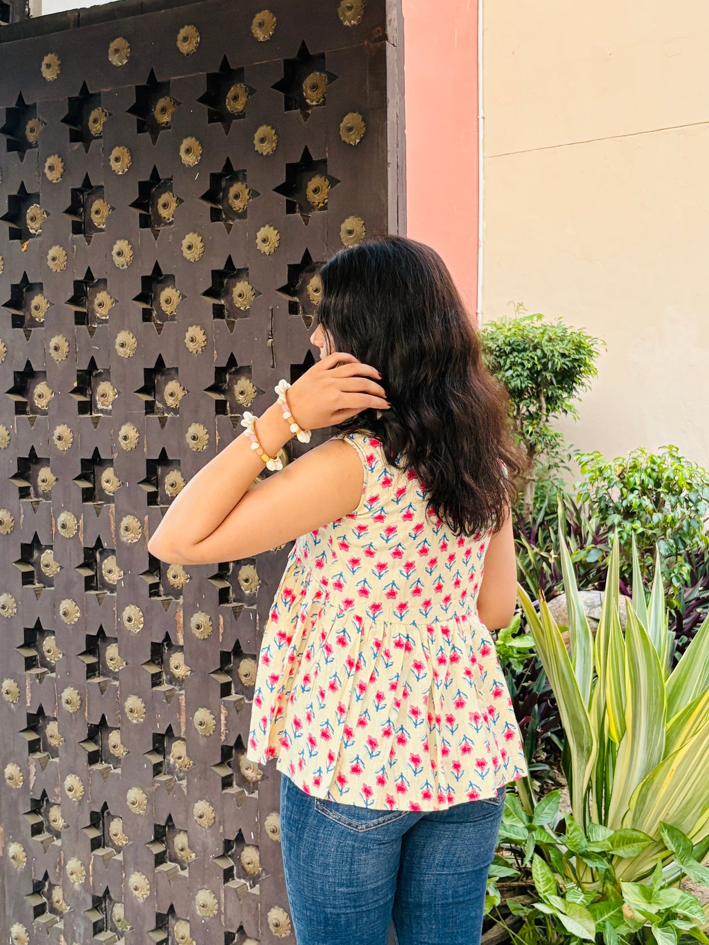 Jasmine Peplum Cotton Kurti