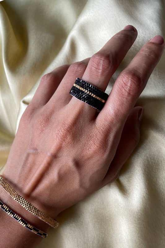 Aurora Beaded Ring