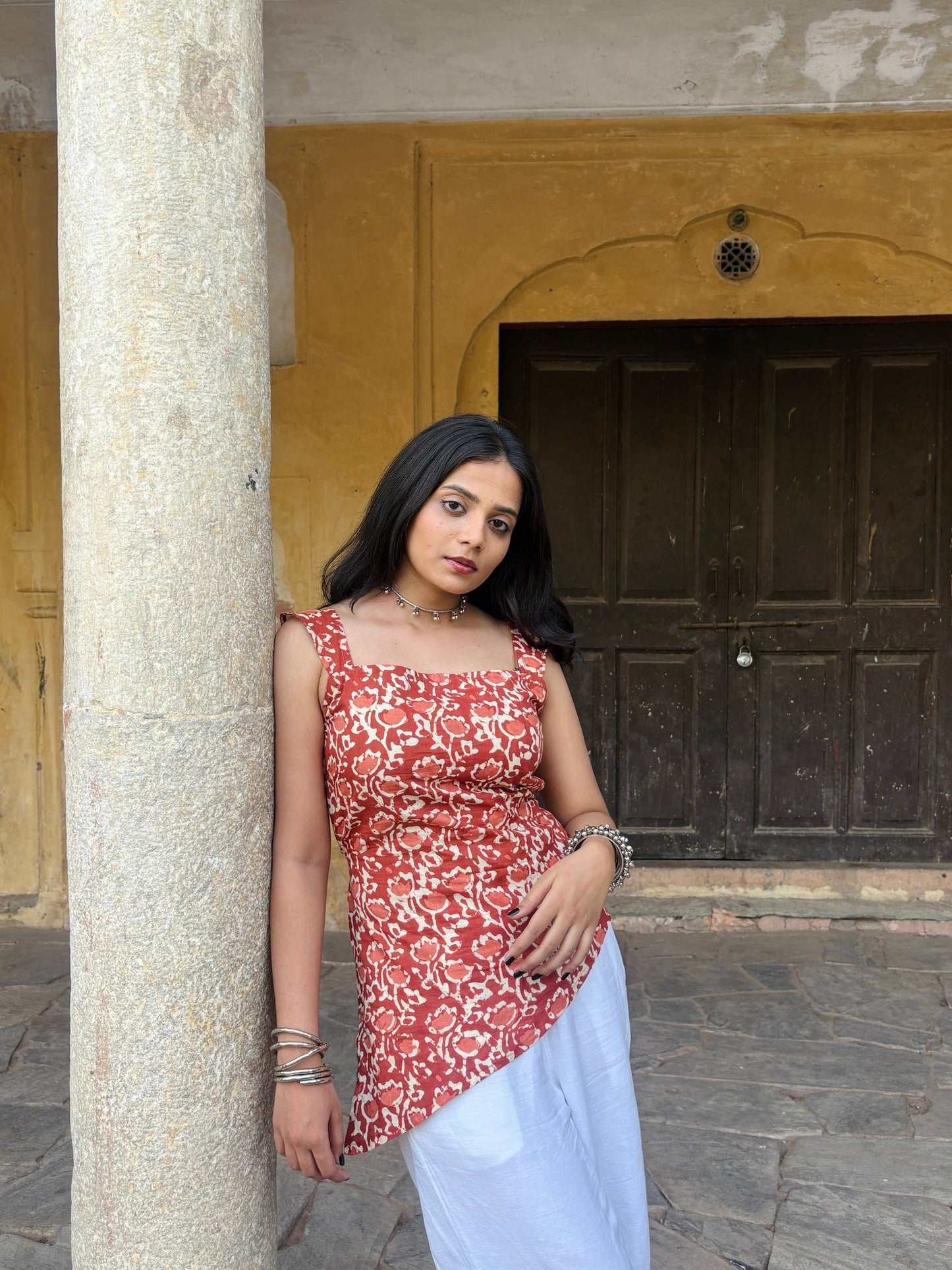 Ekaa Side Cut Cotton Kurti