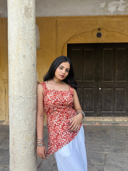 Ekaa Side Cut Cotton Kurti