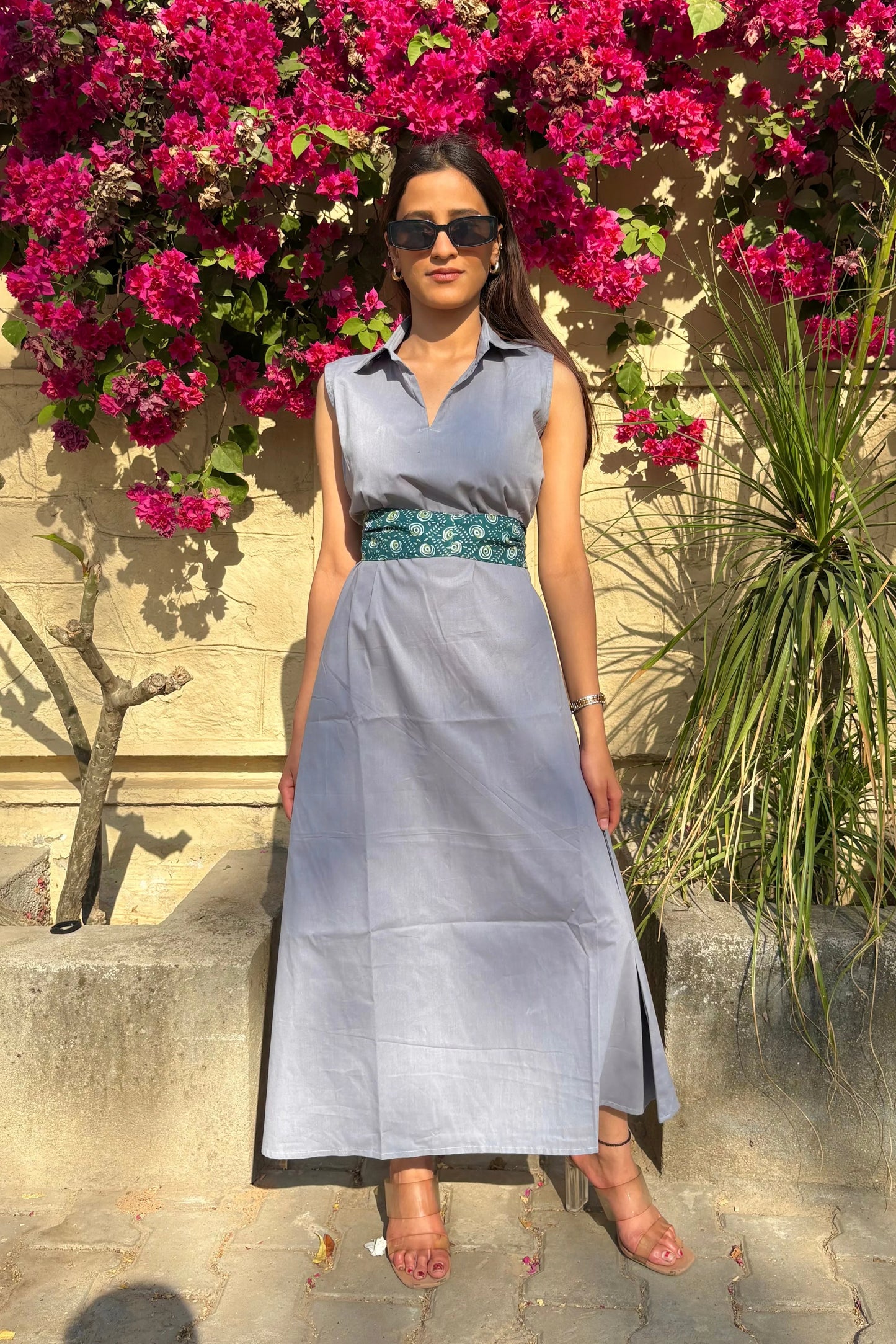 Goddess Beauty Collared Dress