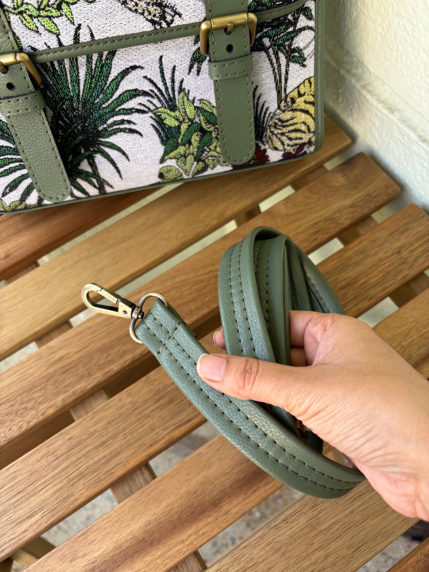 Savanna Luxe Handcrafted Saddle Bag