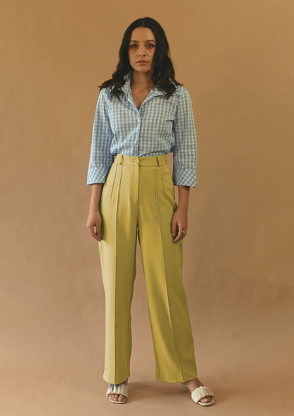 High Waist Parallel Trousers