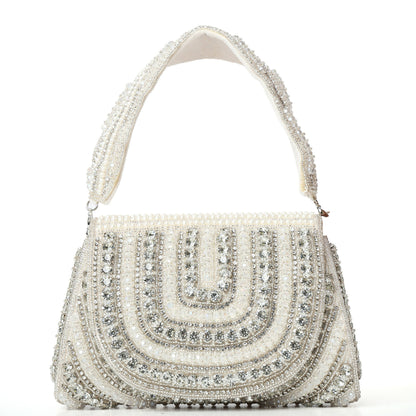 Gold Rush Embroidered Flap Bag