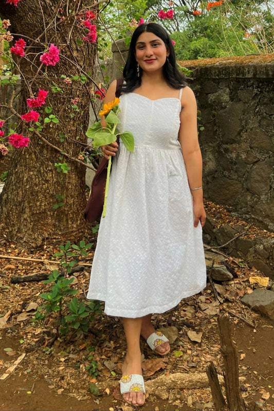 Soft Girl Era White Dress